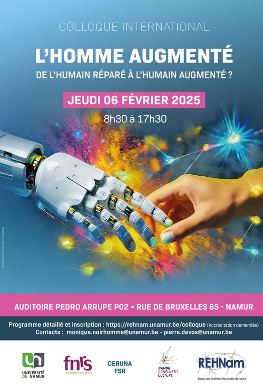 Affiche colloque 2025 - Humain augmenté